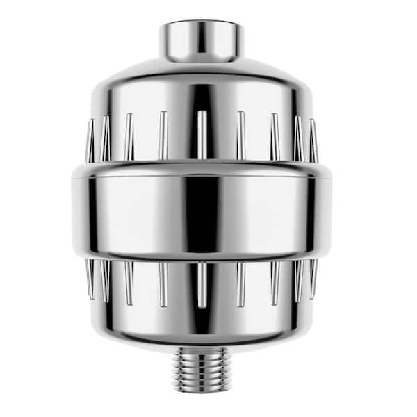 Lukvuzo 15 Stage Shower Filter Remove Chlorine Heavy Metals and other Impurities, in Chrome