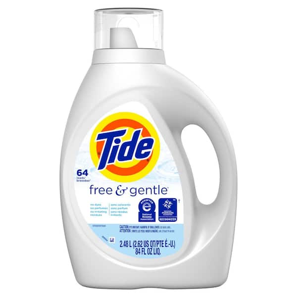 Tide 84 oz. Free and Gentle Liquid Laundry Detergent (64-Loads)