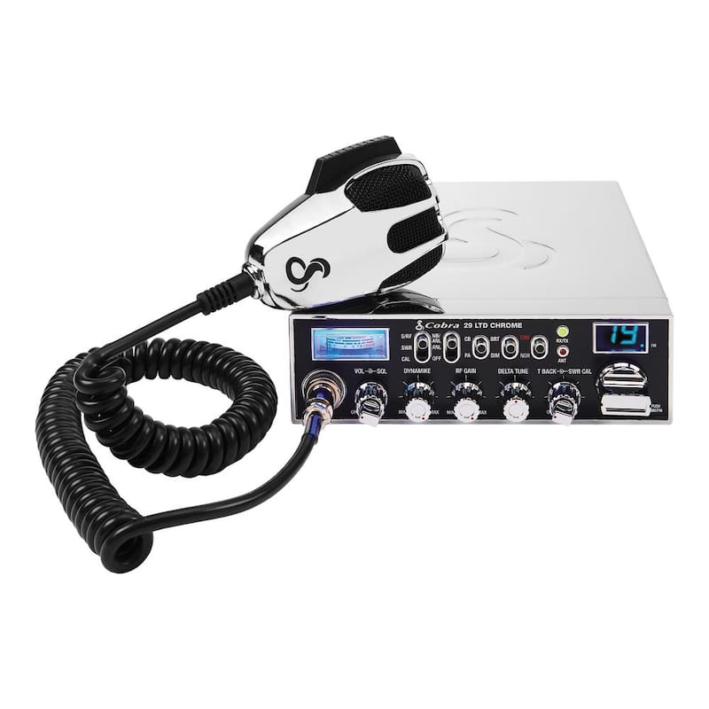 29 LTD Classic 40-Channel AM/FM CB Radio with Microphone in Chrome