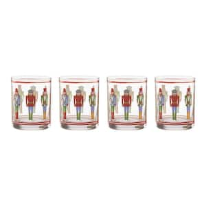 Nutcrackers 13 oz. Double Old Fashioned Whiskey Glass (Set of 4)