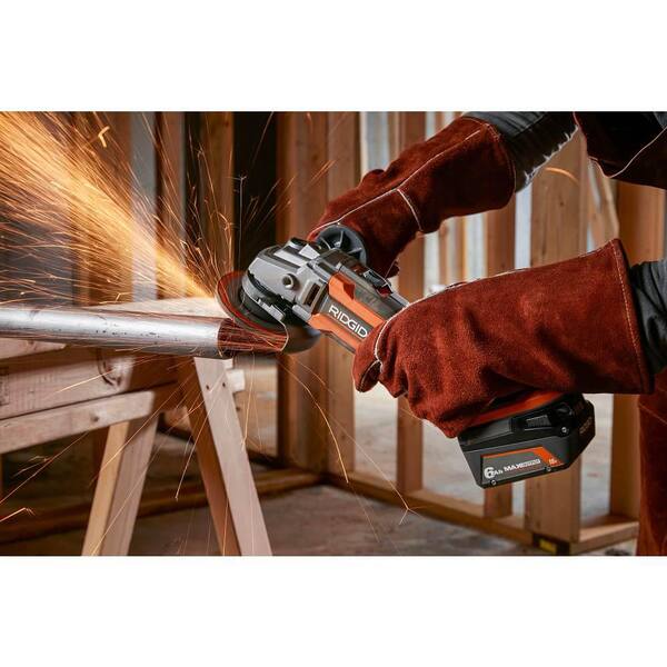 RIDGID - 18V Lithium-Ion MAX Output 6.0 Ah, MAX Output 4.0 Ah, and MAX Output 2.0 Ah Batteries w/ Cordless 3/8 in. Crown Stapler