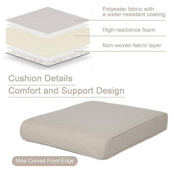 Outdoor Furniture Cushions WEOAVRY Outdoor Chair Cushions Set Of