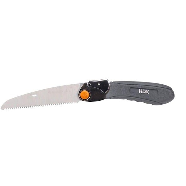 HDX 5.6 in. Folding Saw with Rubber Handle