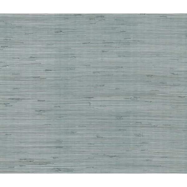 Candice Olson Jute Silver And Aqua Metallic Wallpaper