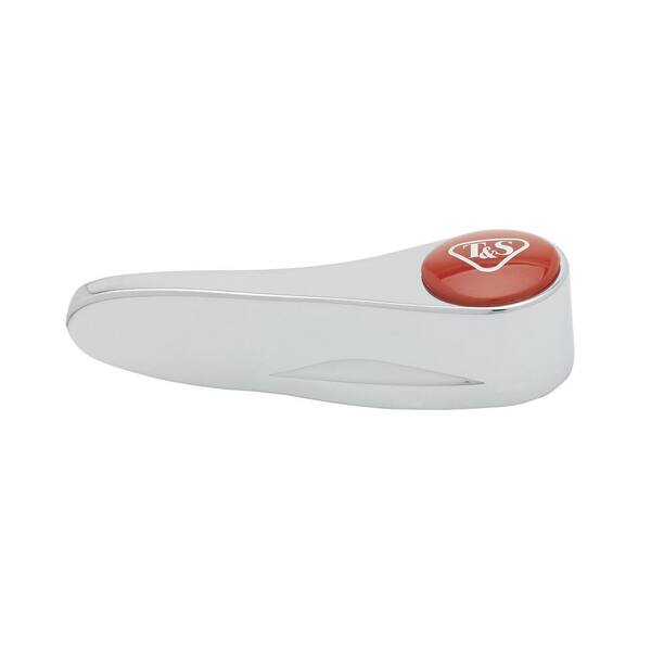 T&S Lever Handle Red Index (T and S Logo) Screw