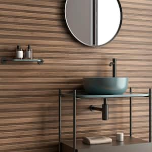 Brookline Ribbon Roble Brown 23.62 in. x 47.24 in. Matte Porcelain Floor and Wall Tile (15.49 sq. ft./Case)