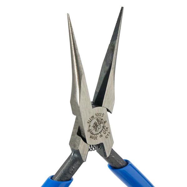 Klein D302-6 Long-Nose Pliers Curved 6-1/4 inch