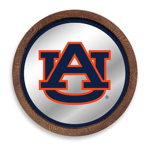 20 in. Auburn Tigers "Faux" Barrel Top Mirrored Decorative Sign