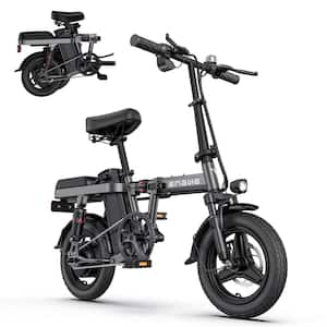 14 in. 350-Watt Electric Bike Fat Tire Mini Ebike Urban City Commuter Electric Bicycles