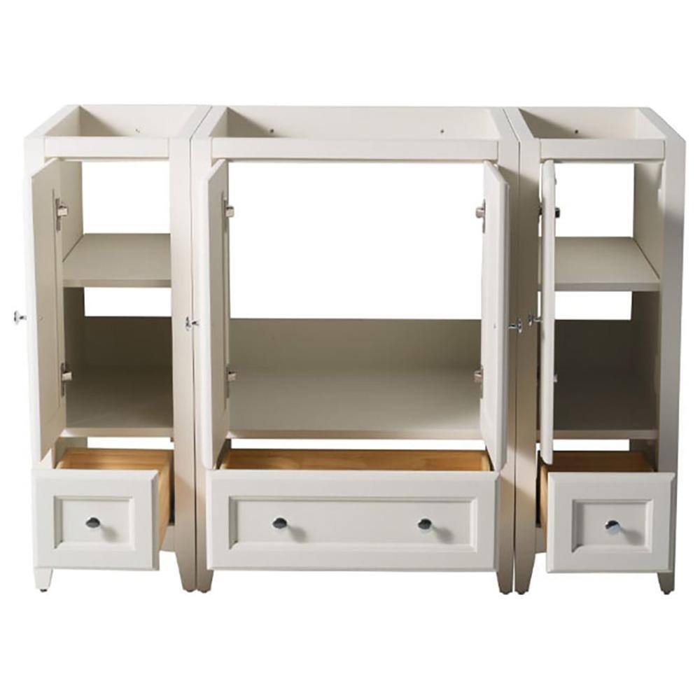 Oxford 48" Antique White Engineered Wood Freestanding Bathroom Vanity Base