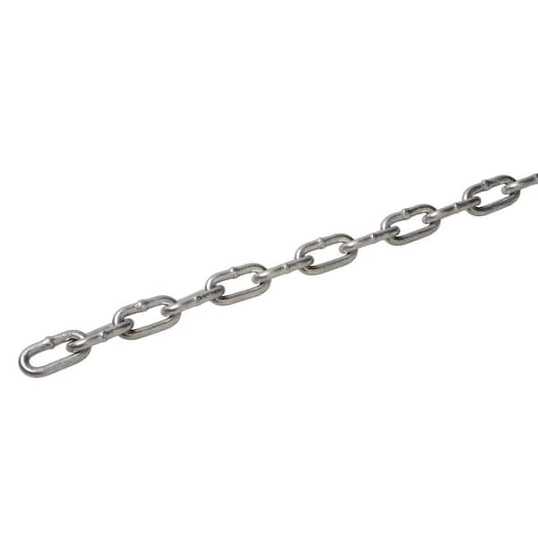 3/8 in. x 1 ft. Grade 30 Zinc Plated Steel Proof Coil Twist-Link Chain