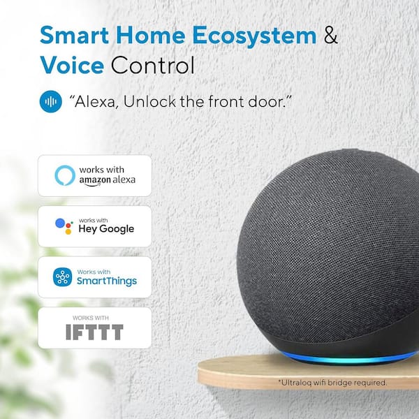 Ultraloq U-Bolt Pro 6-in-1 Bluetooth Enabled Fingerprint and