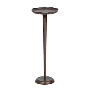 Alessia 8.00 in. Bronze Round Metal End Table