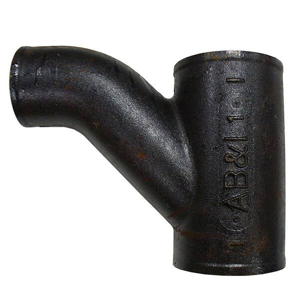 AB&I Foundry 4 in. x 4 in. x 3 in. CastIron Combination Tee/Wye370534