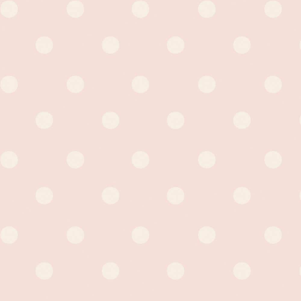 Button Spot Pink Wallpaper Sample