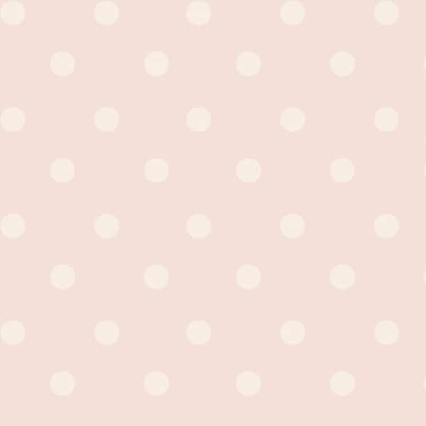 Unbranded Button Spot Pink Wallpaper Sample