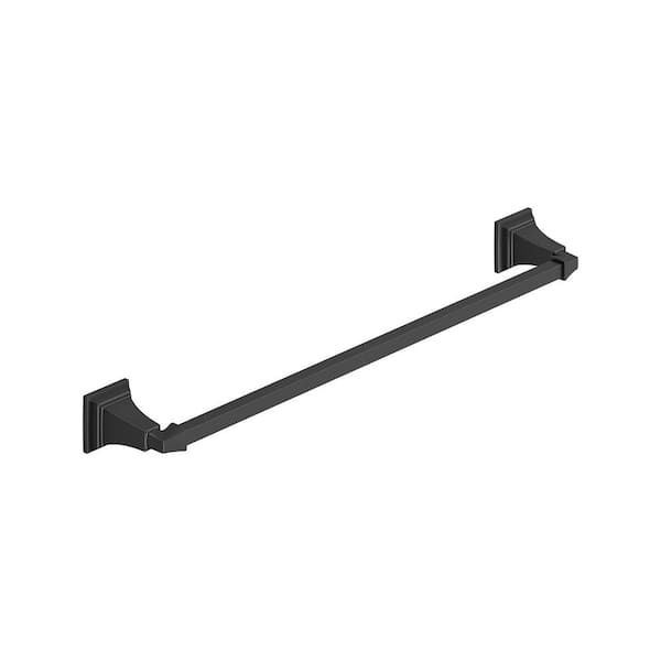 American Standard TS Series 24 in. Wall Mounted Towel Bar in Matte Black