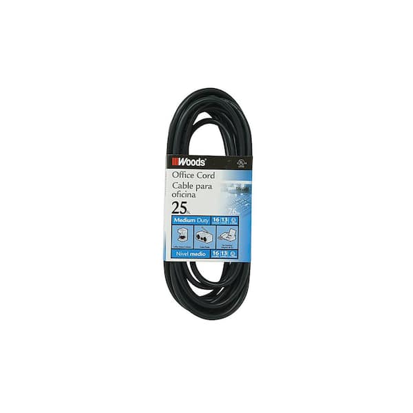 25 ft. 16/3 Indoor Medium-Duty Extension Cord