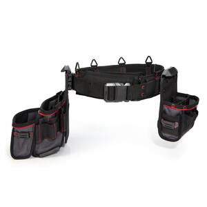 PROLOCK 3-Piece 15-Pocket Handyman Tool Belt Rig PLS069 - The Home Depot