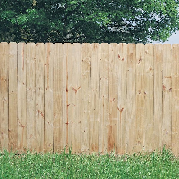 5/8 in. x 5-1/2 in. x 6 ft. Pressure-Treated Pine Dog-Eared Wood Fence Picket