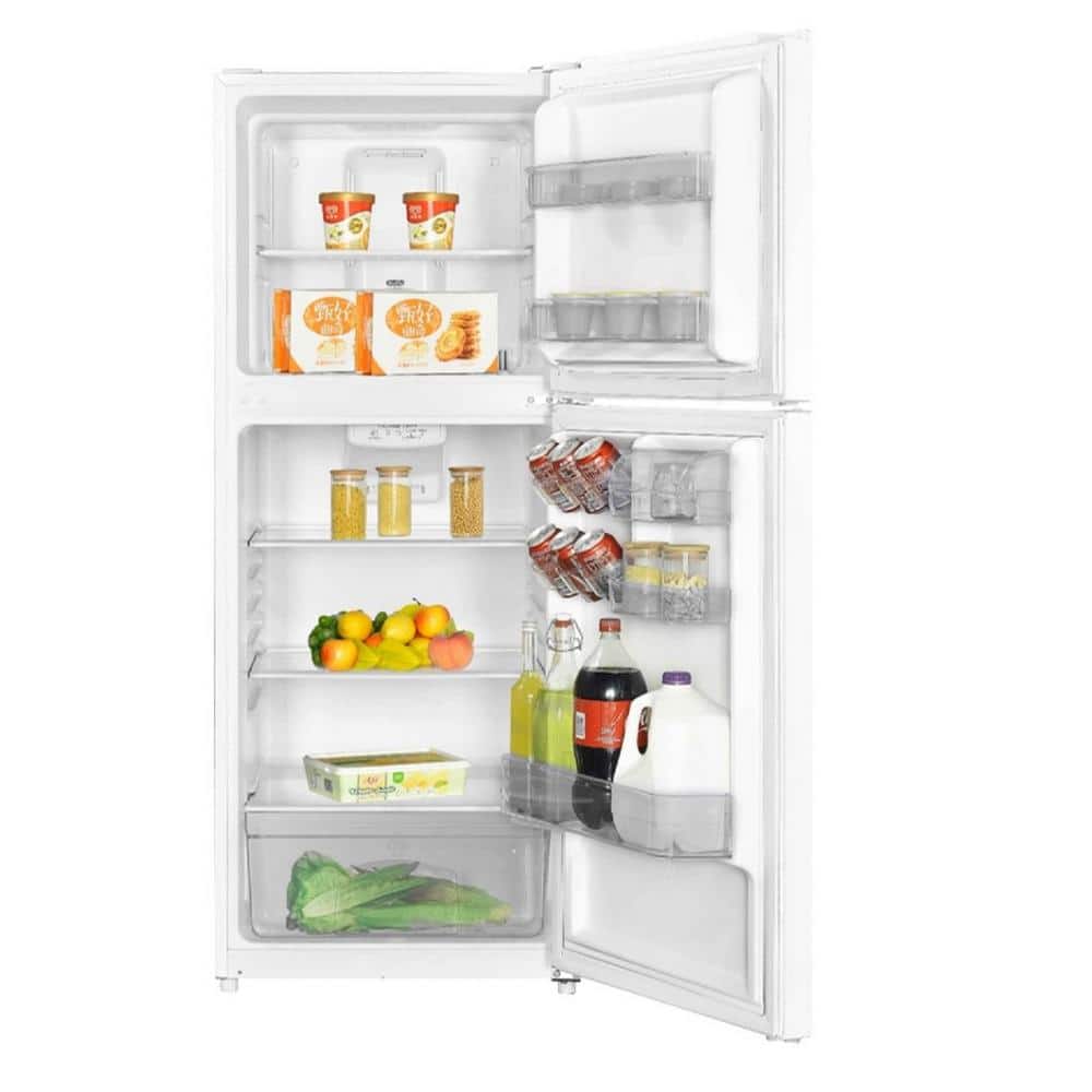 White Energy Star Smart Top Freezer Refrigerator, 10 cu. ft.