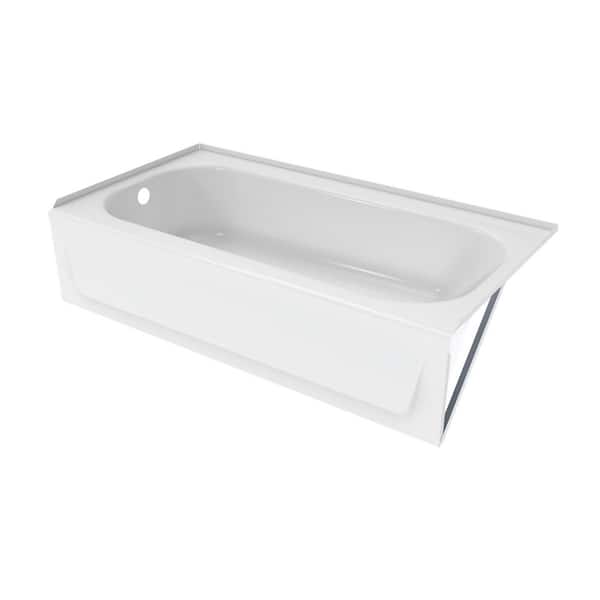 Bootz Industries Aloha Plus 60 in. x 32 in. Alcove Soaking Bathtub
