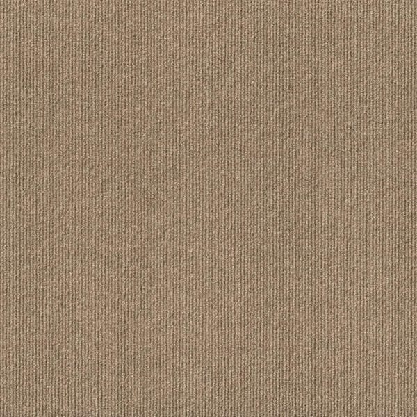 Taupe Ribbed Foss Carpet Tile 7pd4n4016pk 64 600 