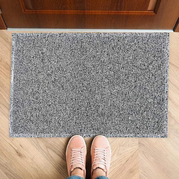 Doortex Twistermat Indoor Entrance Mat, Black / White - 48 in. x 72 in.