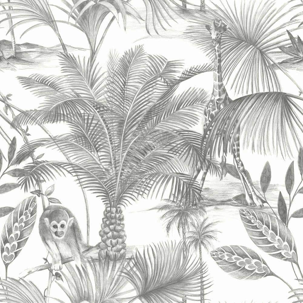 Welcome To The Jungle Wallpaper in Forest Greens | Lust Home