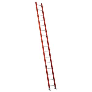 16 ft. Fiberglass Single Ladder with 300 lbs. Load Capacity Type IA Duty Rating