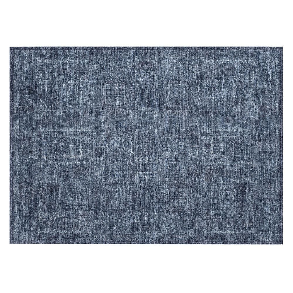 Chantille Machine Washable Indoor/Outdoor Abstract ACN2805 Navy 3 ft. x 4 ft. Area Rug price history on PriceWatchPro