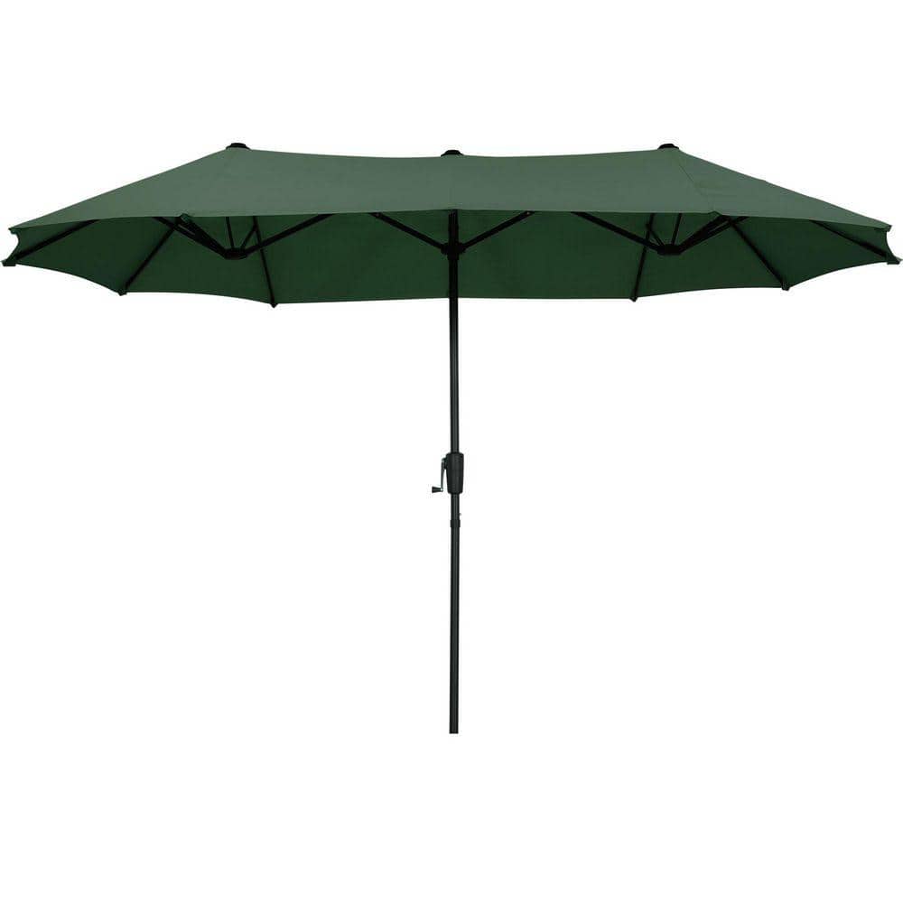 apontus 13 foot market patio umbrella outdoor furniture aluminum TheLAShop 8-Rib Table Color Optional open crank system .N/A 10 x 13 ft.
