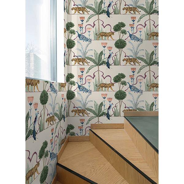 Laos Taupe Peel and Stick Wallpaper