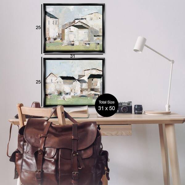 Stupell Industries Cluster of Houses View by Ethan Harper 2-Pieces