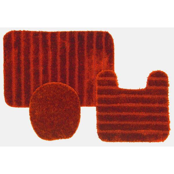 Mohawk Home Veranda Rust Machine Washable Bath Mat Set