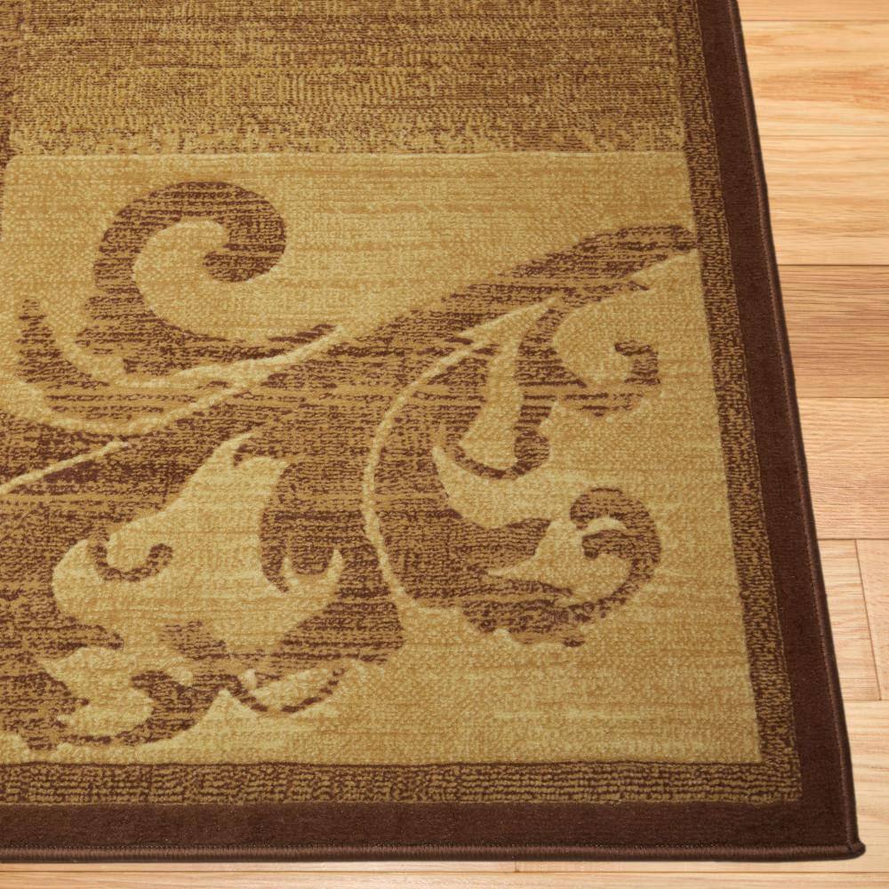 Catalina Pierre Red and Brown Geometric Tufted Area Rug