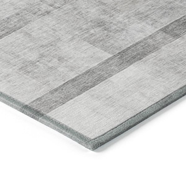 Chantille ACN568 Gray 5 ft. x 7 ft. 6 in. Machine Washable Indoor/Outdoor Geometric Area Rug
