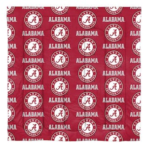 5-Piece Multi Colored Alabama Crimson Tide Rotary Queen Size Bed In a Bag Set