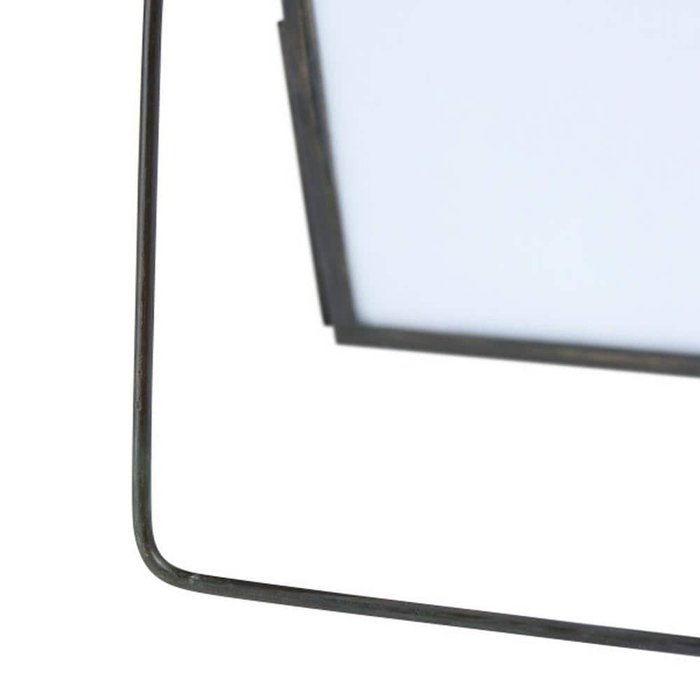 Classic Black Metal Tabletop and Wall Photo Frame Set