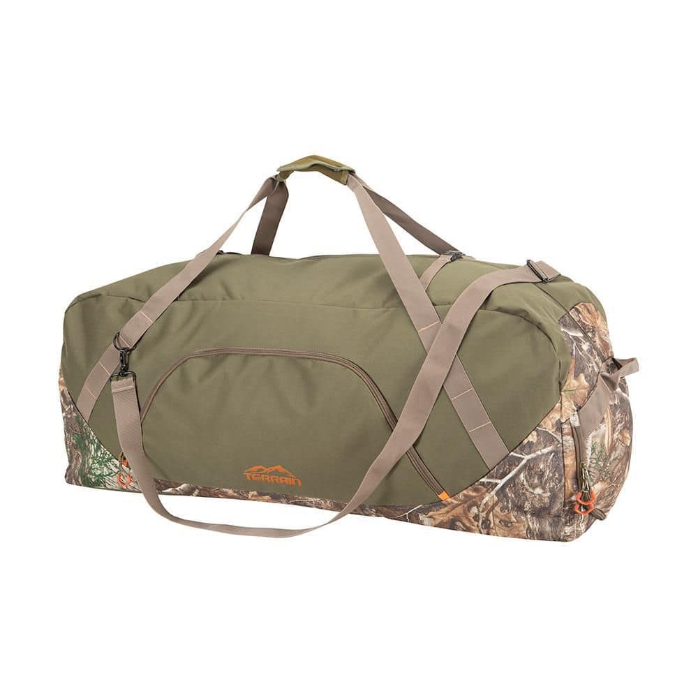 Terrain Basin Duffel Bag, X-Large, Olive and Realtree Edge