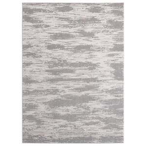 Cascades Salish Silver 9 ft. 10 in. x 13 ft. 2 in. Area Rug