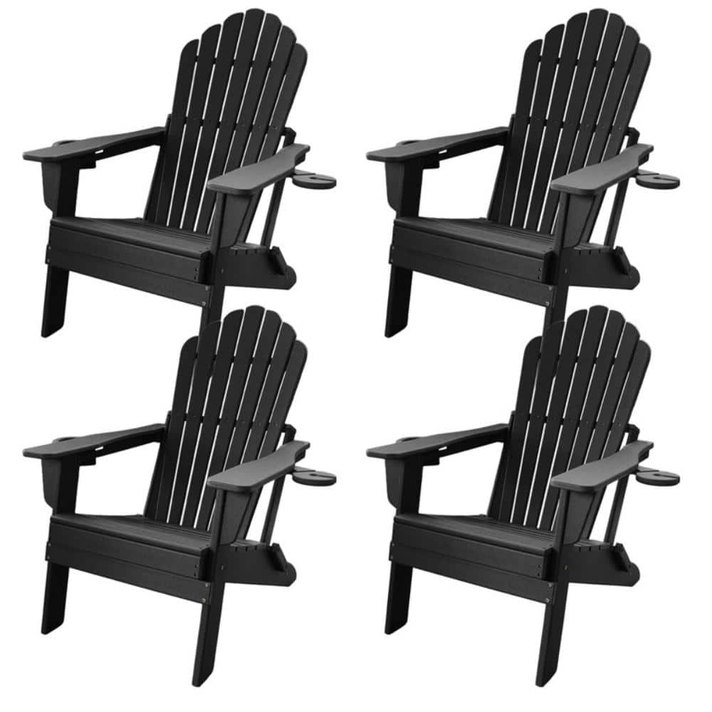 4PCS Upgraded Folding All-Weather HDPE Adirondack Chair with Dual Cup Holders and Phone Slot price history on PriceWatchPro