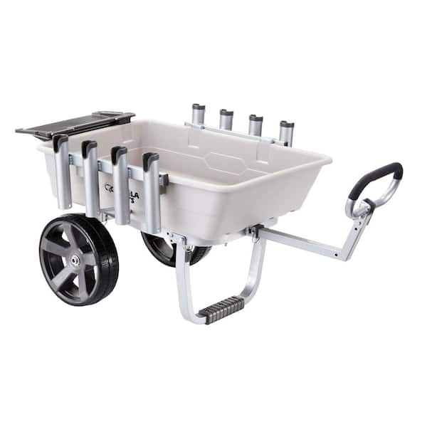 GORILLA CARTS 5 cu. ft. Poly Outdoor Fish and Marine Cart