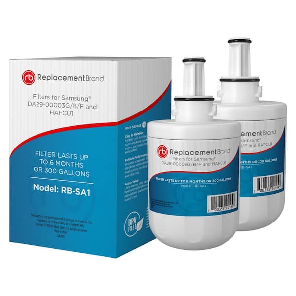 Refrigerator Water Filter Comparable to Samsung DA29-00003G (2-Pack)