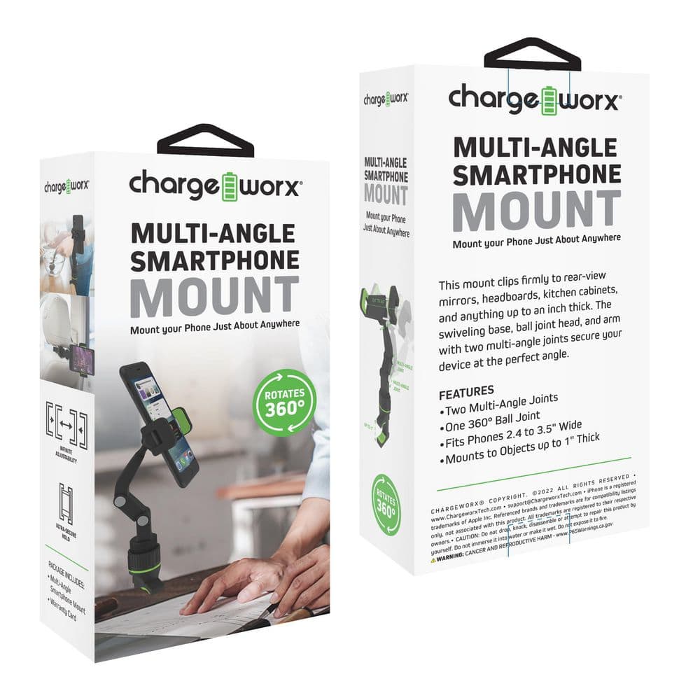 Multi-Angle Phone Mount, Black