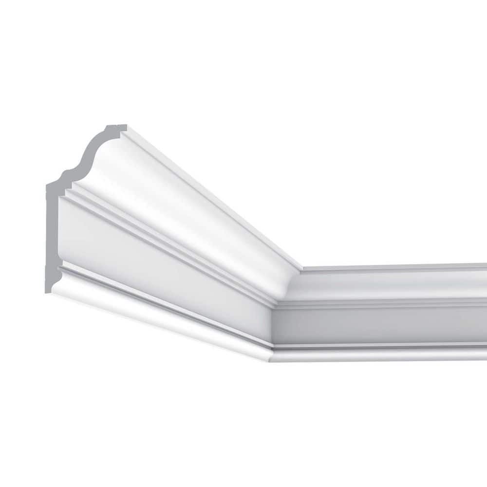 Primed White Polystyrene Crown Moulding Set of 14