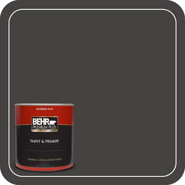 BEHR PREMIUM PLUS 1 qt. #ECC-27-3 Evening Canyon Flat Exterior Paint & Primer