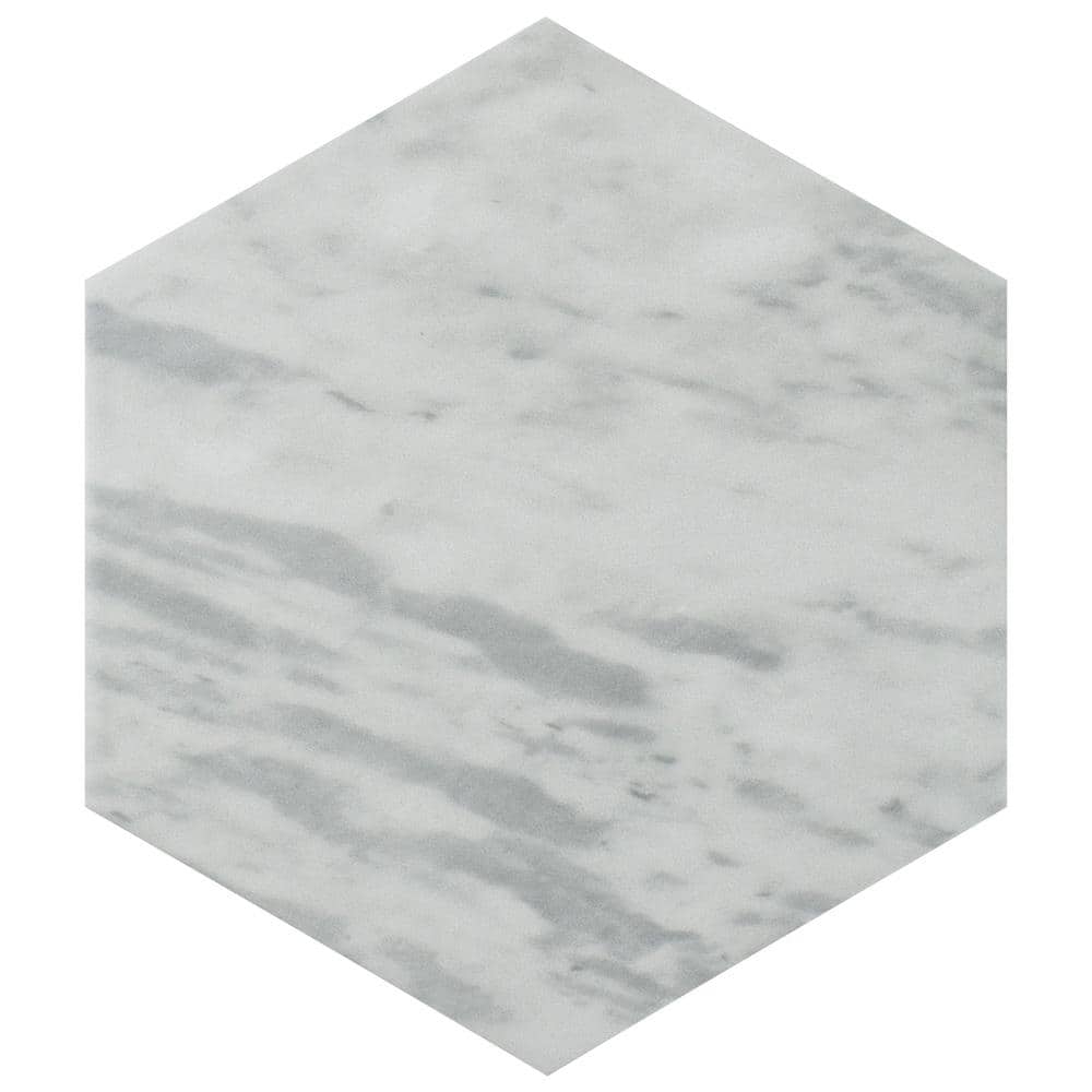 Classico Bardiglio Hex Light 7 in. x 8 in. Porcelain Floor and Wall Tile (7.5 sq. ft./Case) price history on PriceWatchPro