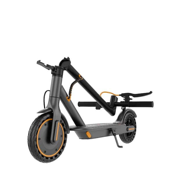 2-Wheel Orange Electric Scooter, Powerful 350W Motor, Dual Suspension for Safe, APP Control and High-Definition Display