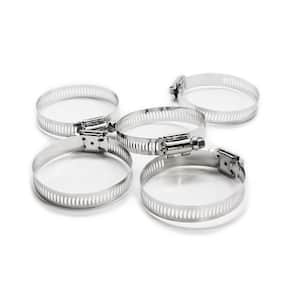 Marine Grade 300 Series Stainless Steel, SAE #32 Worm Gear Hose Clamps treated with NL19